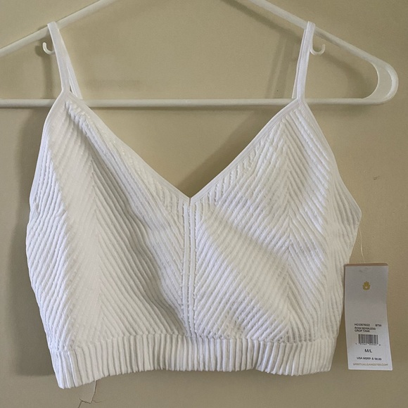 Spiritual Gangster Tops - NWT Spiritual Gangster Row Seamless Crop Tank M/L
